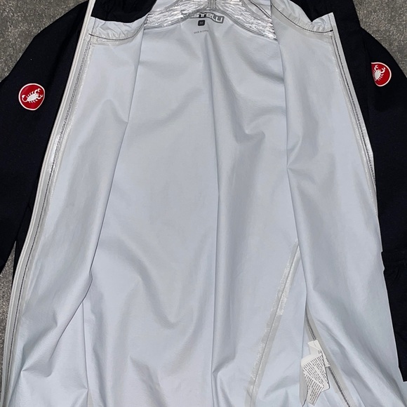 NWOT Authentic Castelli Emergency Rain Jacket Women’s Size MEDIUM - Picture 9 of 13